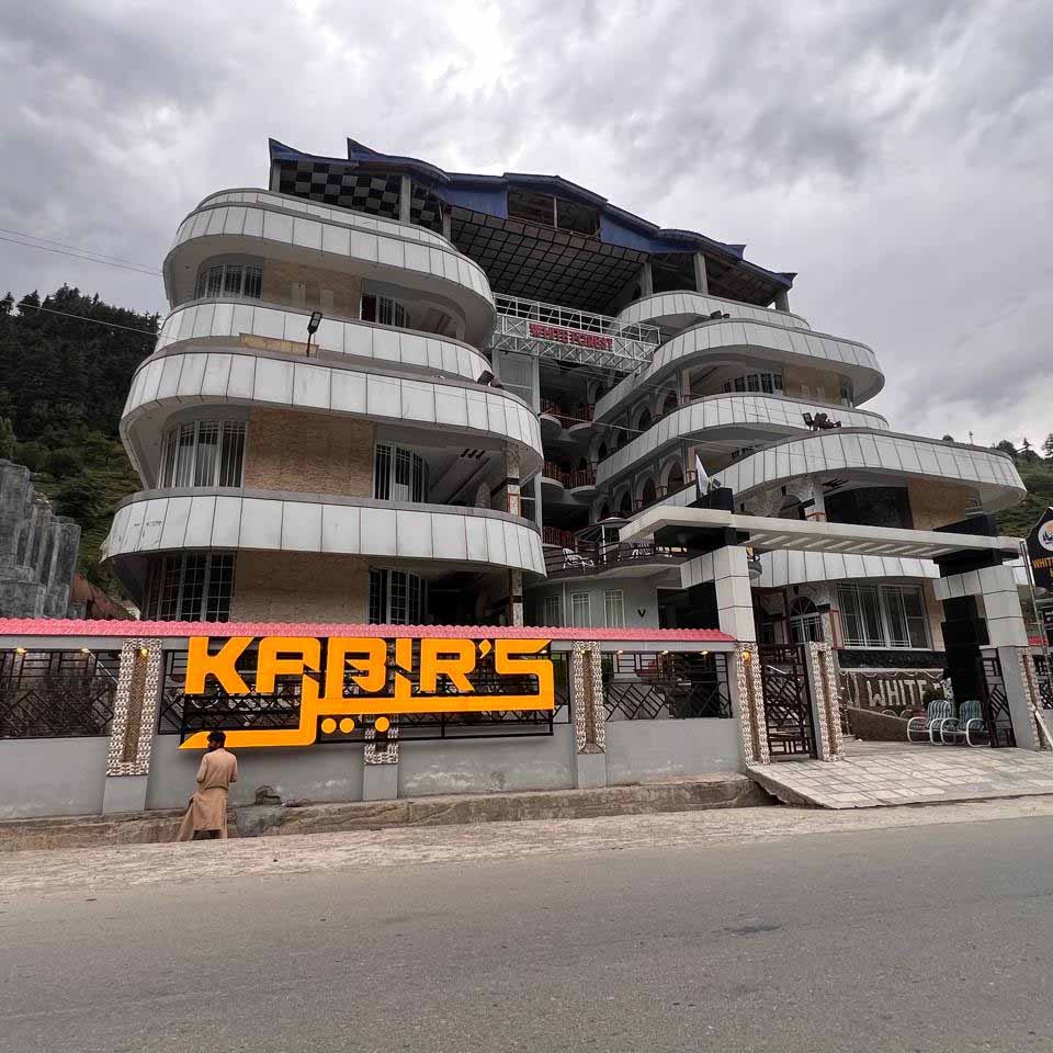 Kabir's Hotel Kalam — Signage Design, Fabrication & Installation | White Forest Hotel